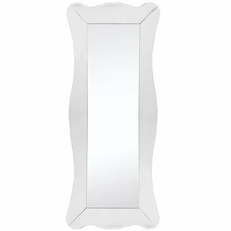 LOVELYHOME 24 x 65 in. Wavelength Beveled Accent Mirror LO2840114